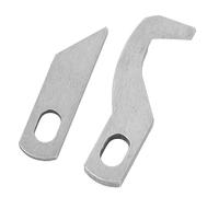 ZAICOLER Overlocker Machine Replacement Blades, Industrial Grade Steel Blades, TF122 TF123 Compatible Cutters with Anti Wear Coating, Ideal for Home Sewists & Garment Workshops