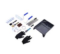 ZAICOLER Paint Roller Kit, Extension Pole Painting Kit, High Walls Ceilings with Roller Covers, Tray, Brushes & Scraper, Ideal for Professional & DIY Home Painting