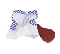 ZAICOLER Pet Guitar Costume Funny Guitarist Blue White Dog Clothes for Cosplay Party Summer Walks Breathable Cloth (XL)