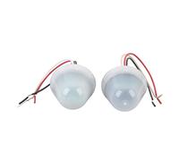 ZAICOLER Photocell Light Control Switch Sensitive Auto On Off for Outdoor Highways, Factories, Gardens 2 Pcs (AC/DC12V)
