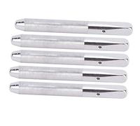 ZAICOLER Piano Tuning Pin Stainless Steel Musical Instrument Accessories for Music Masters 5pcs Silver