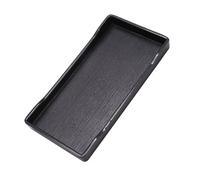 ZAICOLER Plastic Anti Slip Pet Food Feeder Dish for Chameleon Lizard, Eco-friendly Durable Square Drinking Dish for Pets, White 8.1x4.1x1.0in (Black)