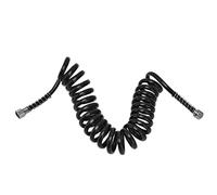 ZAICOLER Polyurethane Flexible Coil Air Hose for Paint Airbrush Accessories, Durable PU Hose with G1/8 Female Thread Fittings for Artists and Hobbyists