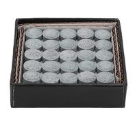 ZAICOLER Pool Cue Tips Durable Elastic 50Pcs Replacement Tips for Billiard Stick with Storage Box for Billiards Enthusiasts (11mm)