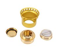 ZAICOLER Portable Alcohol Stove, Trangia Alcohol Stove with Extended Handle for Camping Picnic (Gold)