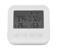ZAICOLER Portable Radon Detector for Home Basement Continuous Monitoring Long Short Term Average Temperature Humidity 4 in 1 Radon Test Kit for Homeowners and Family Safety