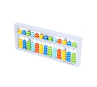 ZAICOLER Portable Small Kids Abacus Beads for Mental Arithmetic Math Learning, Safe Rounded Edges for Children, ABS Material, 9.8 X 3.9 X 0.6, Suitable for Elementary School Students (Athenian Blue)