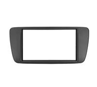 ZAICOLER Precisely Fitting Car Fascia 2DIN Audio DVD Modified Panel Frame for SEAT 2008-2015, ABS Material for Effective, Suitable for Dashboard Installation
