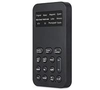 ZAICOLER Professional Mini Voice Changer Sound Card, 12 Voice Effects Sound Adjustment Card, Compact, Ideal for Karaoke Live Streaming, Black