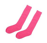 ZAICOLER Protective Breathable Pink Fencing Socks 3D Heel for Training Competition for Epee Sabre and Foil Athletes Cotton Knee High Fencing Stockings 2 Pairs (XS)