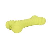 ZAICOLER Puppy Teething Bones, Latex Dog Bone Toy Puppy Teething and Soothing Chew Toy Indestructible Squeaky Dog Chew For For Small Medium and Puppie (Green)