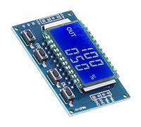 ZAICOLER PWM Pulse Frequency Duty Cycle Adjustable Signal Generator Module, LCD Display Module for MCU Control & Motor Drivers