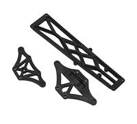 ZAICOLER RC Second Floor Board Durable Stable Structure Improve Stability for ZD Racing DBX 10 1/10 RC Off Road Car Black Plastic 3 Accessories