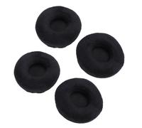 ZAICOLER Replacement Velvet Foam Ear Pads for YH100 ATH-WS70 ATH-WS99 MDR-V55 Headphones, Comfortable 4PCS Ear Cushions for Music Lovers (Black)