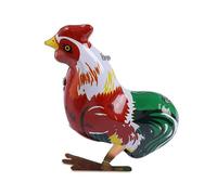 ZAICOLER Retro Rooster Toy Cute Wind Up Clockwork Jumping Chicken for Kids Playtime Eco-Friendly Metal Hopping Rooster Toy 1 Unit
