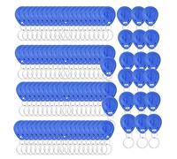 ZAICOLER RFID Card, 100Pcs ABS RFID Blocking Card Key Fob Convenient to Use for Transportation, Parking, Identification