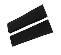 ZAICOLER Seatbelt Cushion, Shoulder Strap Pad Belt Cover Pad with Sponge and Mesh Material 2PCS Car Shoulder Pad, Soft Safety Belt Pad, Seatbelt Strap, Car Seatbelt Protector, Car (Black)