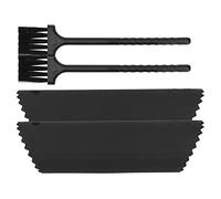 ZAICOLER Silicone Garlic Stripper Peel Tube Brush Set, 2 Pack Clove Peeler Roller, Safe and Easy to Use, Mildew-Proof, Black, 5.1", Suitable for Home Cooks
