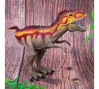 ZAICOLER Simulation Dinosaur Toy Model Cute Giganotosaurus and Tyrannosaurus Rex Teaching Aids for Children over 3 Years Old Soft Rubber and PVC (Giganotosaurus)