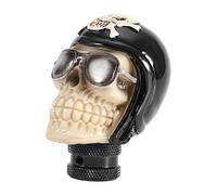 ZAICOLER Skull Head Cool Gear Shift Knob Lever for Universal Manual Transmission Car, Eco-Friendly and Durable for Attractive Look, 1PC for Car Enthusiasts