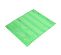 ZAICOLER Small Clear Pocket Chart with Magnets for Home School 5 Rows Transparent Pockets, 16.5 X 13.8 Inches, for Circle Times and Whole Class Presentations (Green)