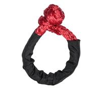 ZAICOLER Soft Shackle, 17 Tons Breaking Strength Heavy Duty Polyethylene Recovery Rope with Nylon Protective Sheath, for Offroad Towing and Rescue (Red)