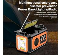 ZAICOLER Solar Emergency Hand Crank Weather Radio Self Powered NOAA AM/FM/WB Radio Portable Power Bank, SOS Alarm & Flashlight for Indoor Outdoor Emergencies (Green)