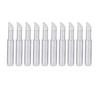 ZAICOLER Soldering Iron Tips, 10Pcs Soldering Tips Solder Tips Brass for Welding