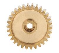 ZAICOLER Spur Gear, Spur Gear Brass 30 Tooth for Servo 25 Tooth Spline 0.8 Mod Industrial Robot Part Industrial High Speed 4305-0025-0030