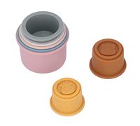 ZAICOLER Stacking Cups, Stacking Cups Toys Speed Set Splashing Bath Toys (Animal stacked cups)