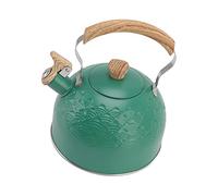 ZAICOLER Stainless Steel Whistling Tea Kettle Large Capacity for Water Boiling, Clear Whistle for Home Kitchen, Stovetop Teapot for Induction Cooker, Gas Stove 2.5L Green