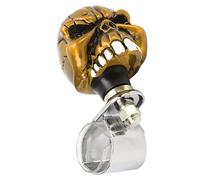 ZAICOLER Steering Wheel Spinner Knob, Cool Skull Shape with Comfortable Grip for Cars, Trucks, and Boats - 1 Unit (Yellow)