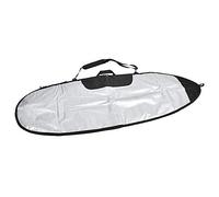 ZAICOLER Surfboard Bag Lightweight Protection Cover for Longboard Shortboard with Shoulder Strap for Easy Transport Suitable for Surfers Polyester Silver Black 6.0 (6.4)