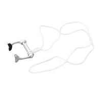 ZAICOLER Swimming Nose Plugs High Performance Nose Clip with Adjustable Strap for Diving Beginners, Clip for Ear Pressure Balance Training (Silver)