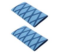 ZAICOLER Table Tennis Racket Grip Tape Soft and Durable Anti Slip Control for Training 2 Pcs 3.27x2.48in (Blue)