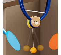 ZAICOLER Table Tennis Self Training Set for Indoor Practice, Hanging Pingpong Trainer with Racket and Ball for All Ages (Blue)