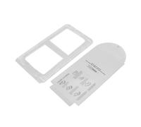 ZAICOLER Tempered Glass Screen Protector for 2 Game Console, 9H Hardness Anti Blue Light Auto Alignment Protector, 2PCS with Fully Automatic Alignment Replacement