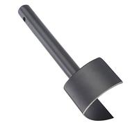 ZAICOLER Tool Steel V Shape Punch, Leather Crafting Cutter, Non Slip Handle Tool with V Shape Chip Discharge Port, Ideal for Leather Goods & Hand Made Bags (40mm)