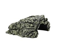 ZAICOLER Tortoise Hide, Terrarium and Aquarium Decor Tortoise Large Reptile Hide Rock for Reptile and Amphibians (DB-025C Big Turtle Cave)
