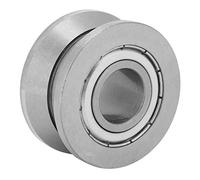 ZAICOLER V Groove Track Roller Guide Bearing Durable Sealed Ball Bearing -41ZZ for Heavy Duty Equipment, Textile Machinery, 15 * 41 * 20mm