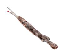 ZAICOLER Vintage Metal Cross Stitch Seam Remover Lightweight Thread Removal Tool for Sewing Projects for Knitters, Teachers, Home Use 5.1 X 0.3in (Red Bronze)