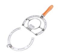 ZAICOLER Vintage Metal Horseshoe Wine Bottle Opener, Wall Mounted Tool, Retro Design Bottle Opener with Rustic Appeal, Ideal for Home Decor, Bar, Garage & Outdoor