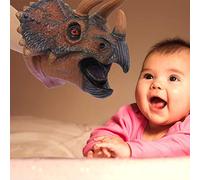 ZAICOLER Vivid Simulated Animal Head Puppet Eco-Friendly Plastic Toy for Kids, for Increasing Interaction with Children (Tyrannosaurus Rex Dragon Head)