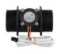 ZAICOLER Water Flow Sensor, DN40 G1.5in Turbine Hall Sensor Switch Meter Flow Switch Flow Meter for Water Heater, Water Treatment System for Liquid Flow Rate Control