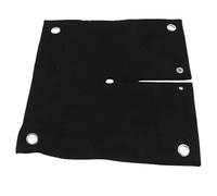 ZAICOLER Welding Blanket, 6mm Thick Heat Proof Carbon Fiber Mat, Copper Pipe Soldering Brazing Mat with Hooks & Snap Button, Ideal for Welding Guard & Fire Prevention