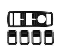 ZAICOLER Window Switch Button Trim Cover Protective Set for A B C E CLA GLA GLK ML GLE W204 - Carbon Fiber Decorative Auto Interior Accessories for Enthusiasts