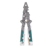 ZAICOLER Wire Stripping Pliers, Multifunctional Electrician Tool, Voltage Tester Crimper Cutter Stripper with 0.8mm to 2.6mm Cable Compatibility, Ideal for Professional Use