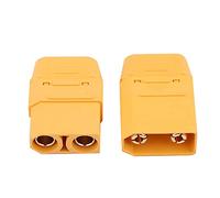 ZAICOLER XT90 Connectors 4.5mm Lightweight Gold Plated Banana Plugs for RC Battery Accessory Helicopter Boat Model Car 1 Pair