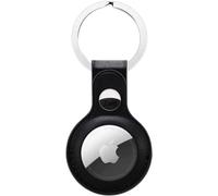 Zaid Leather Keyring Case Compatible with Apple AirTag - Protective Holder Cover with Key Ring for AirTag Tracker, Ideal for Keys, Bags, Dog Collars