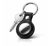 Zaid PU Leather AirTag Keyring, Durable Protective Holder Case with Keychain, Compatible with Apple AirTag, Scratch Resistant Cover (Single & Multi-Pack Options)